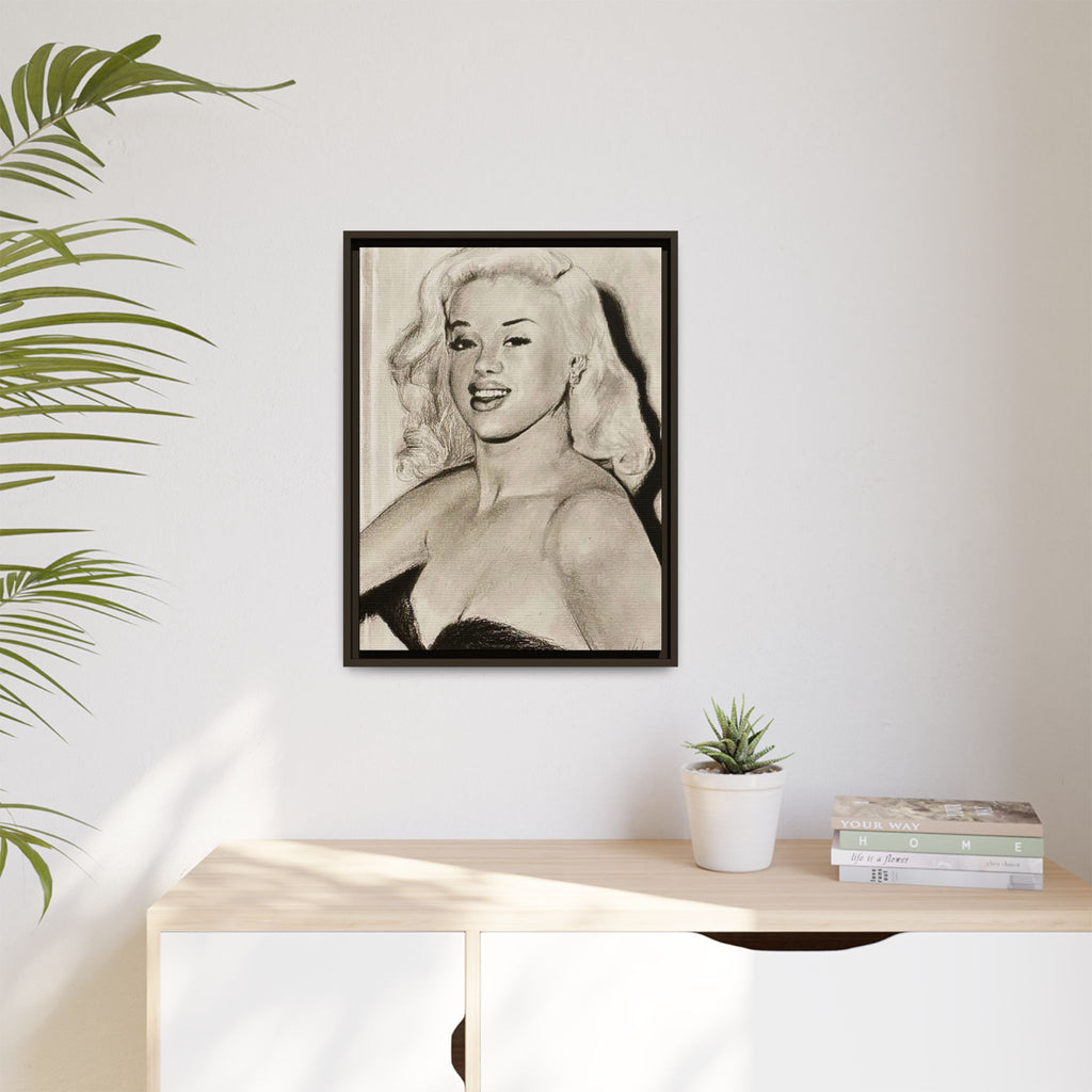 “Diana” Matte Canvas, Framed (Multi-color)