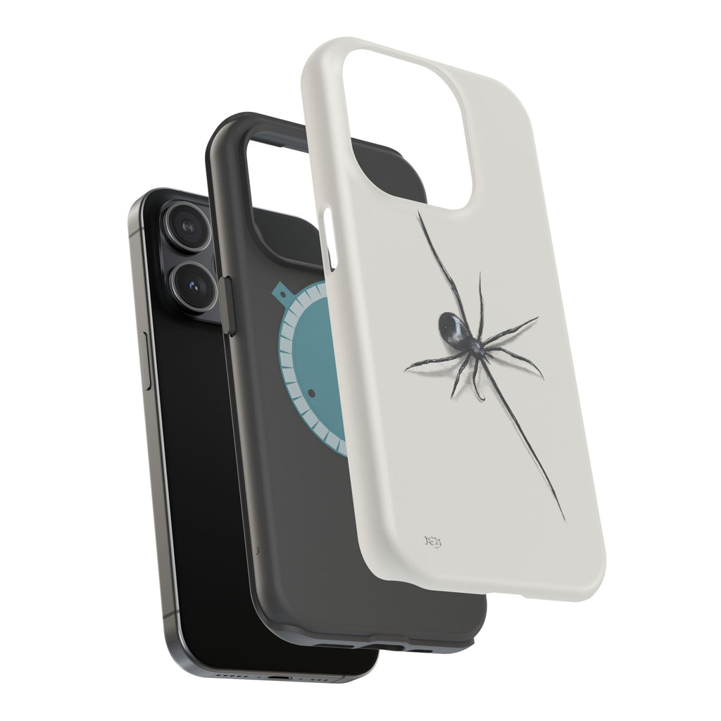 "ICY" Spider Sketch Magnetic Impact-Resistant Phone Case