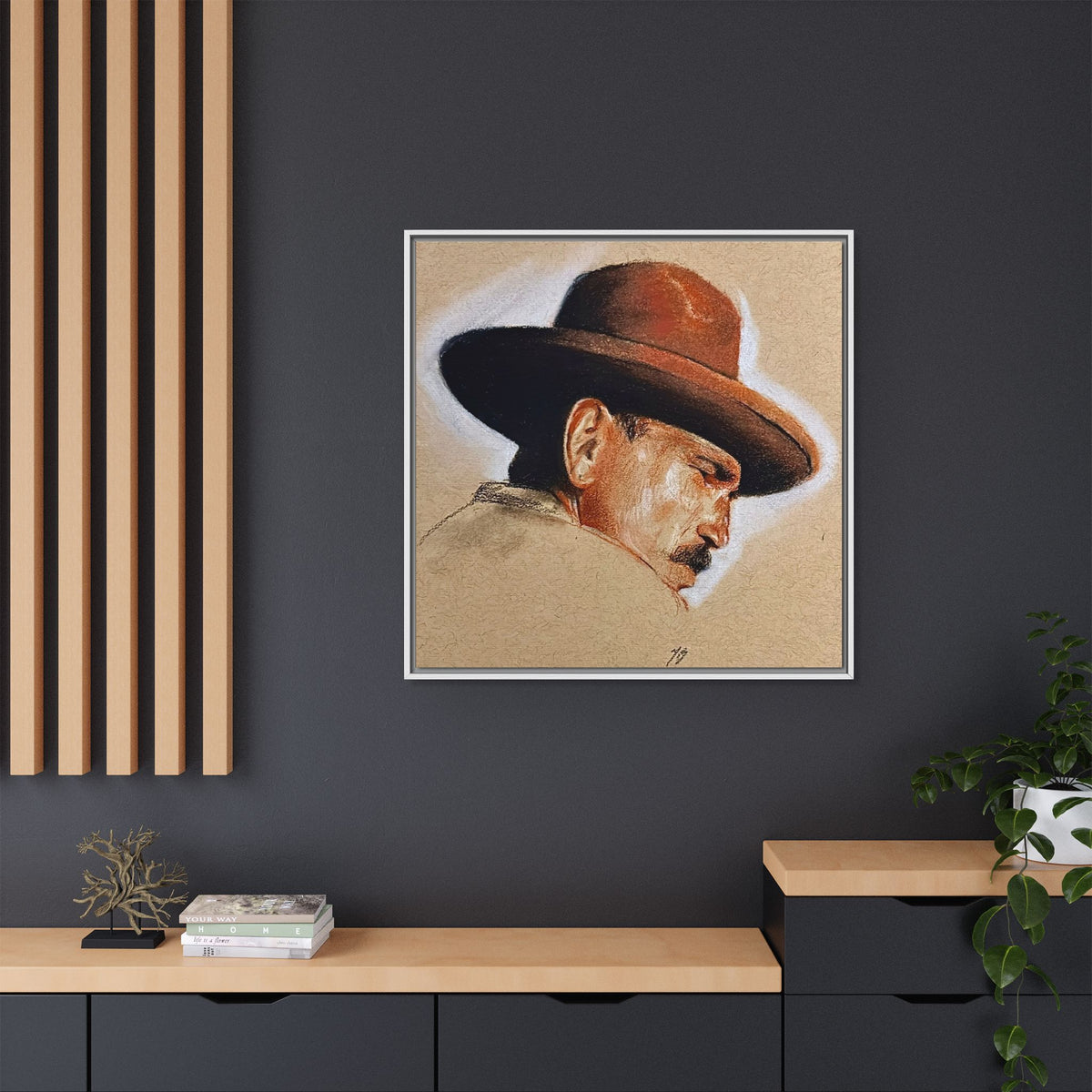 Matte Canvas, Framed (Multi-color)