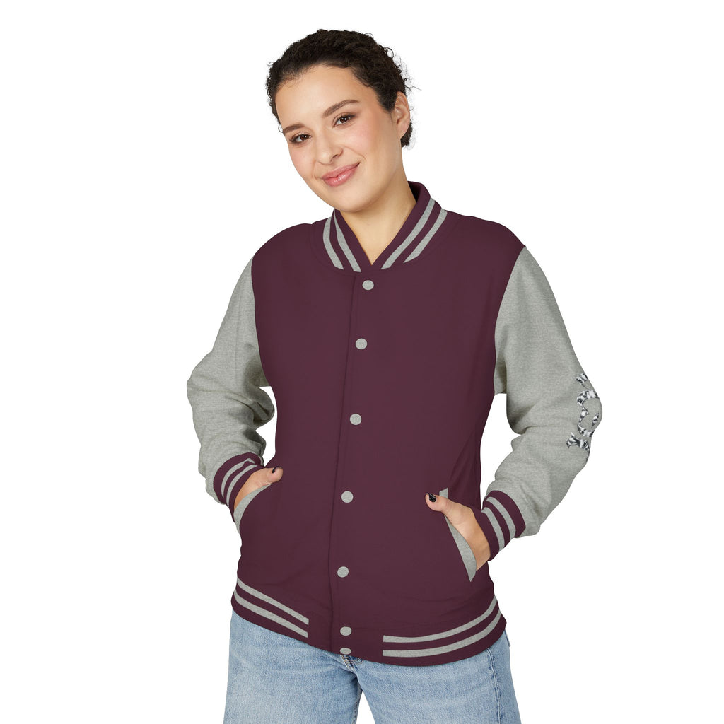 “ICY” Unisex Heavyweight Letterman Jacket