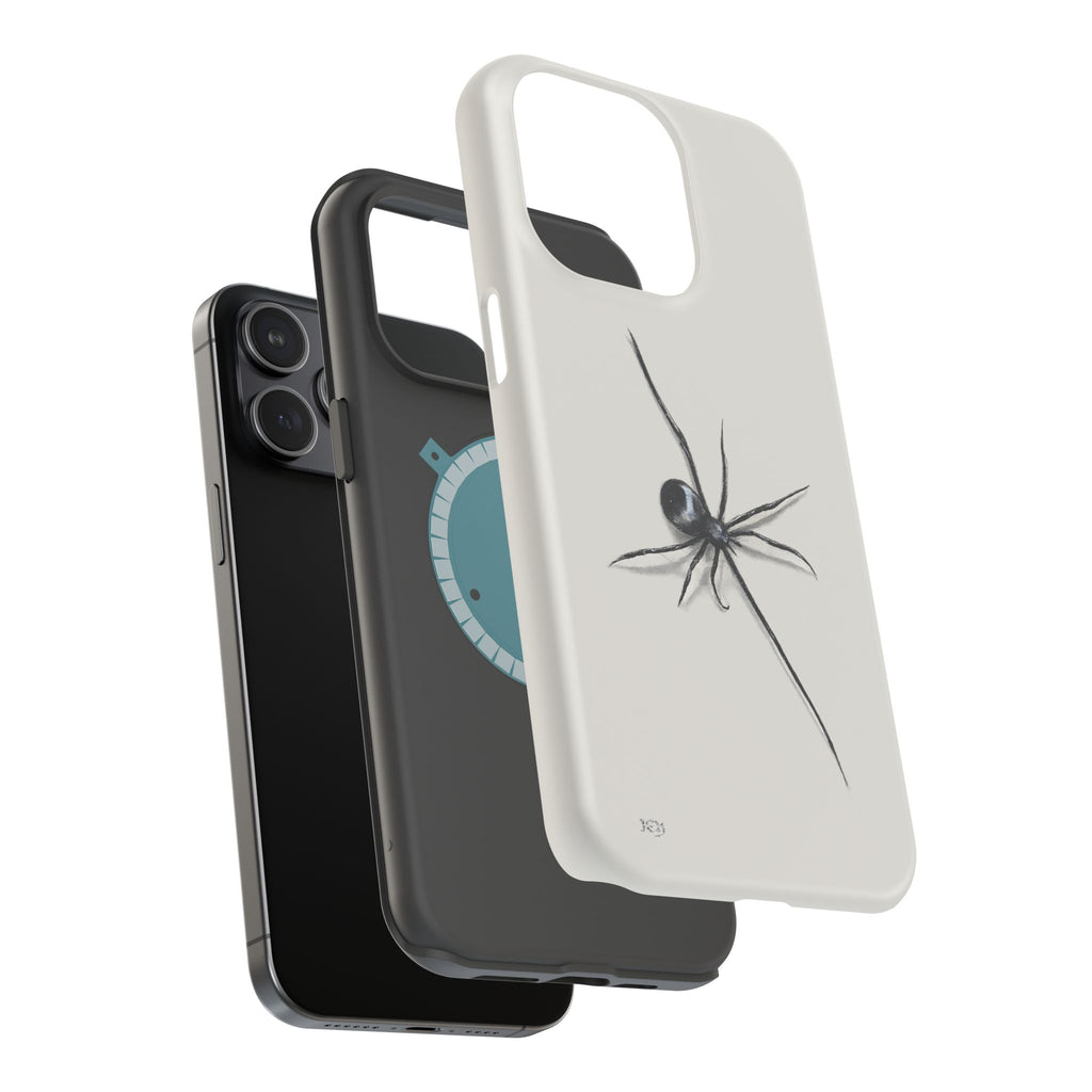 "ICY" Spider Sketch Magnetic Impact-Resistant Phone Case