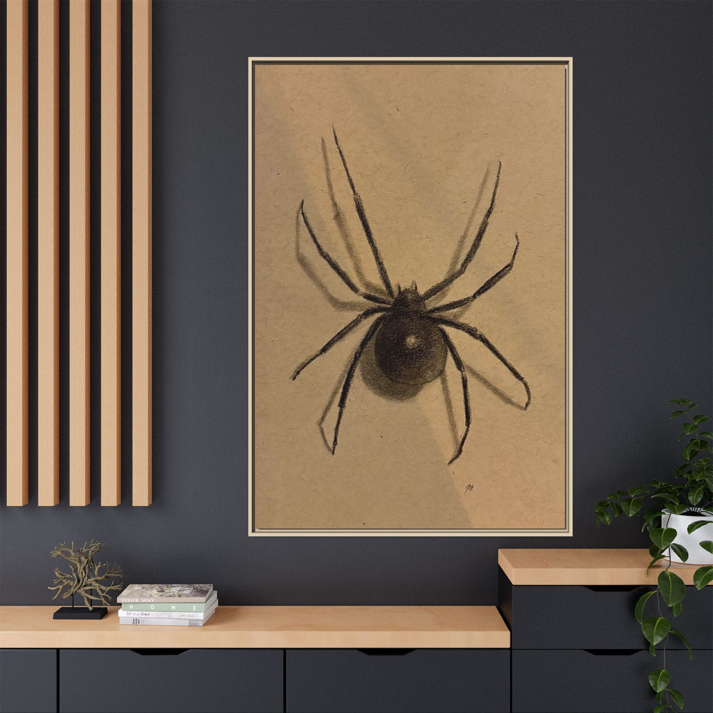 “Spider” Matte Canvas, Framed (Multi-color) Print