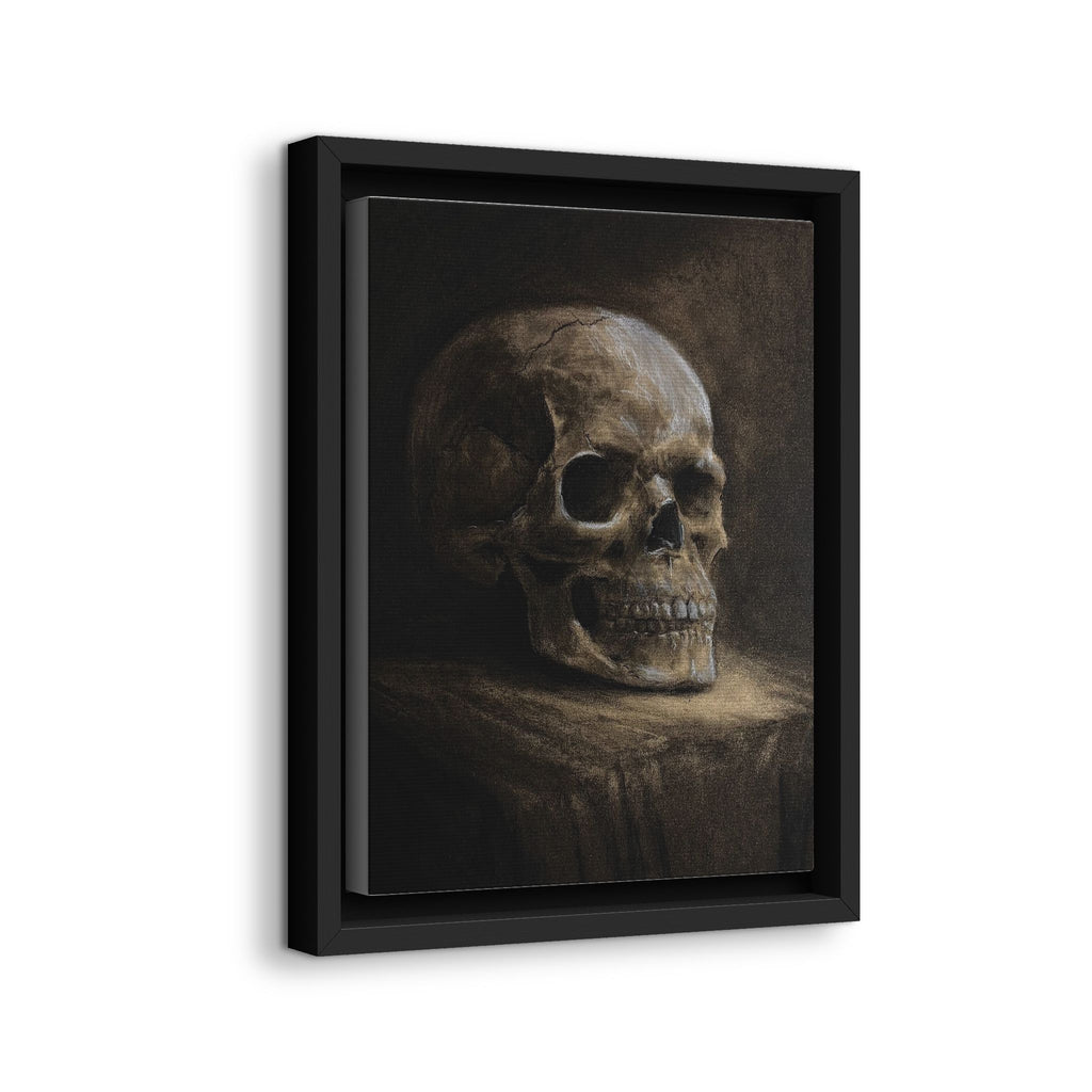 Framed Canvas Skull Portrait Wall Art