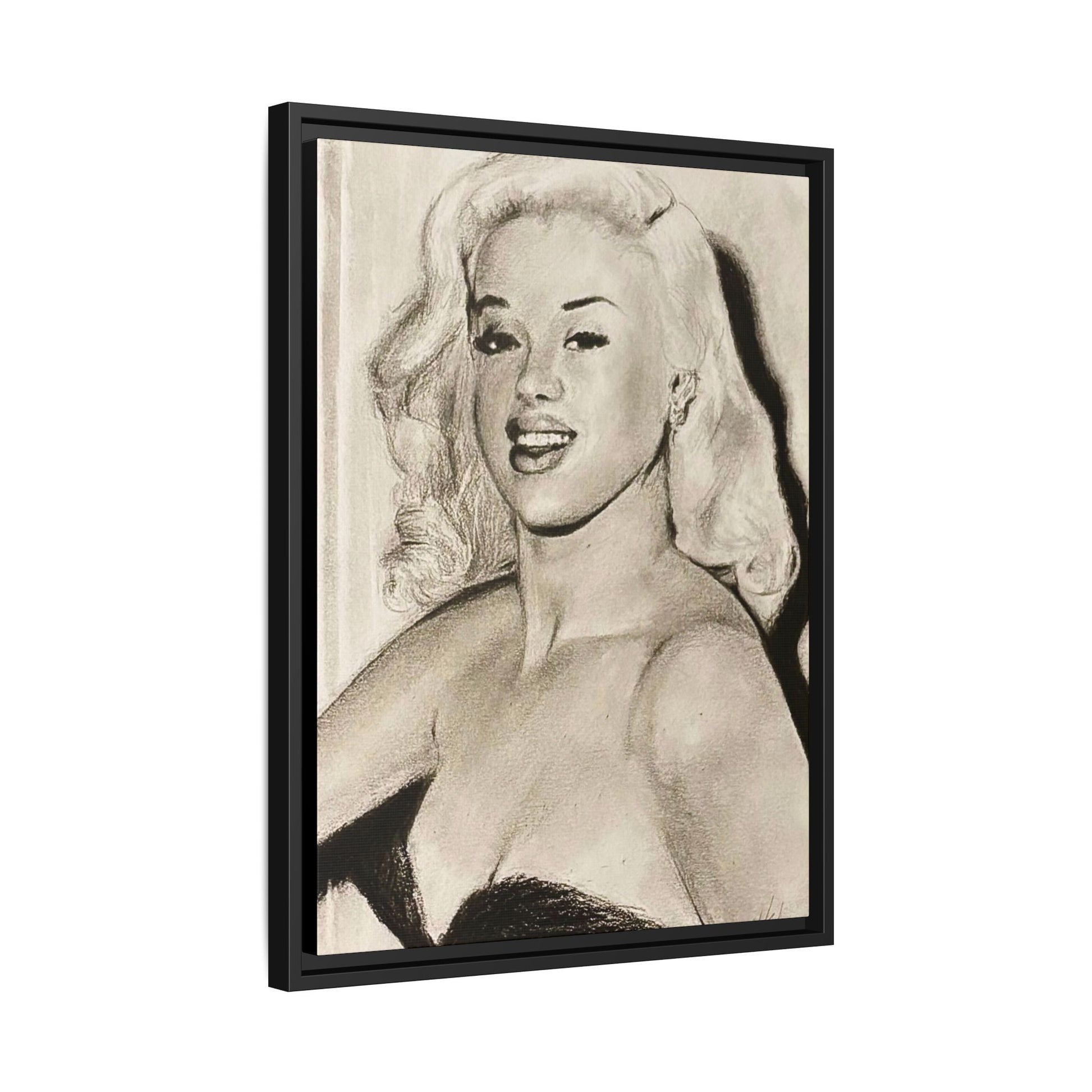 “Diana” Matte Canvas, Framed (Multi-color)