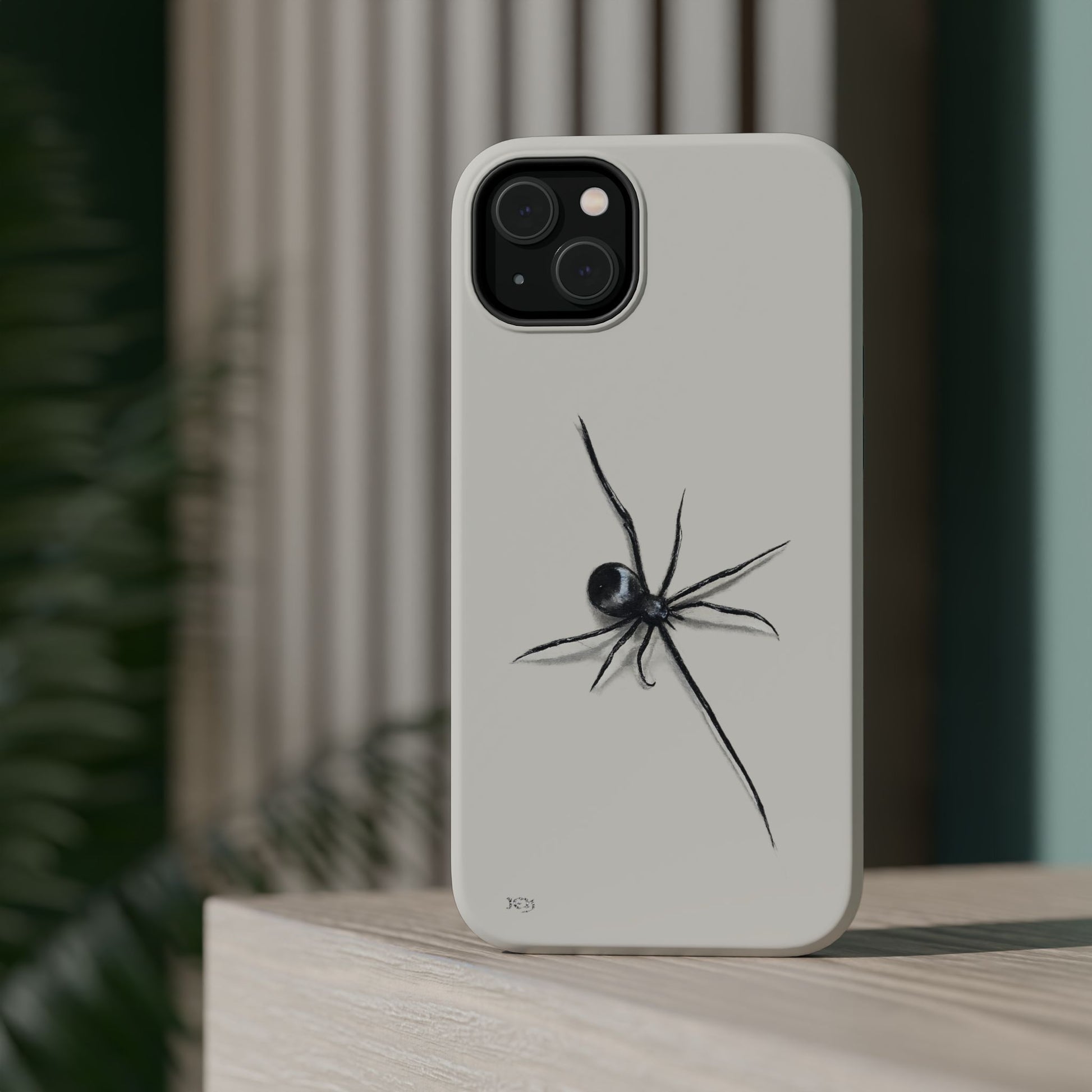 "ICY" Spider Sketch Magnetic Impact-Resistant Phone Case
