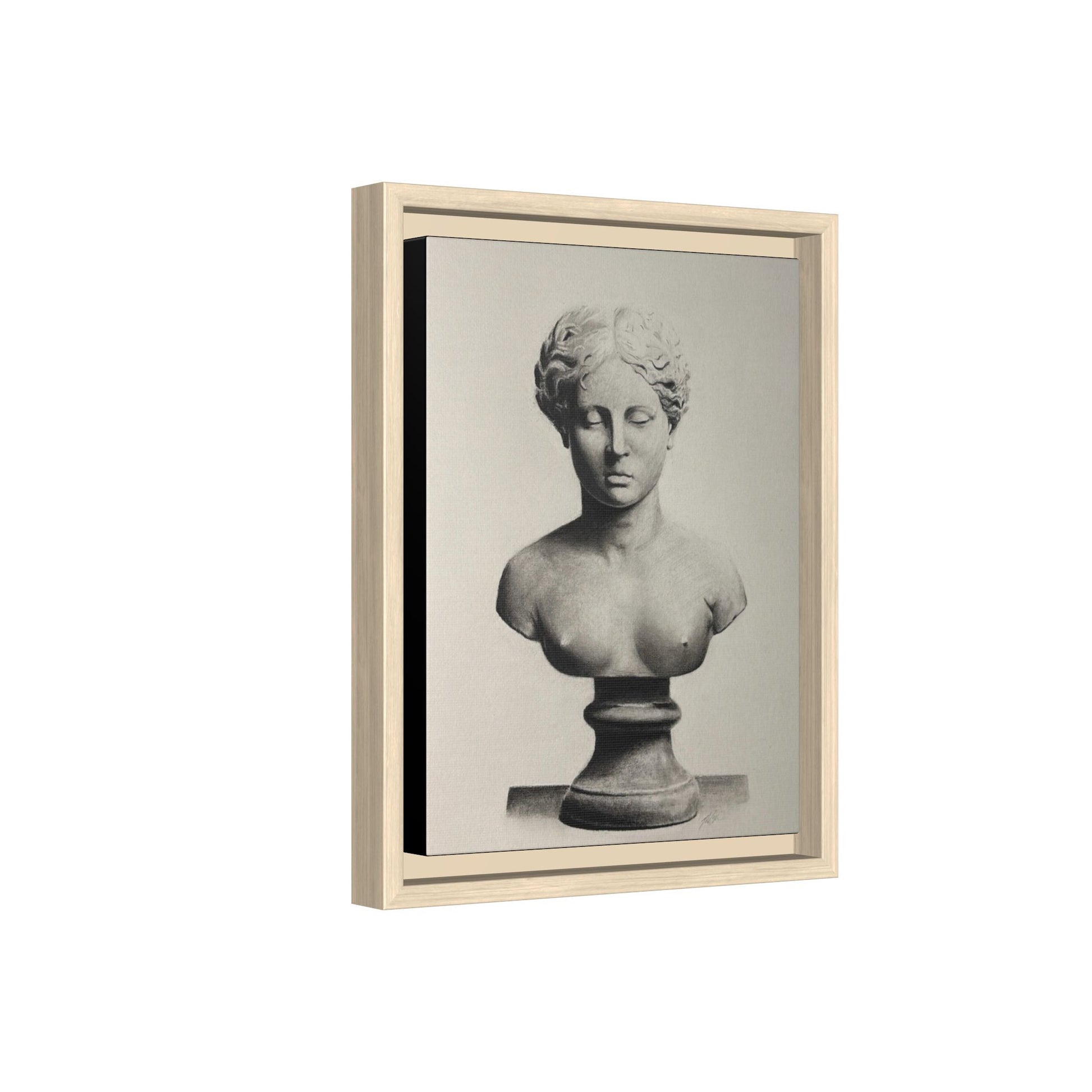 SCULPTURE Matte Canvas, Framed (Multi-color)