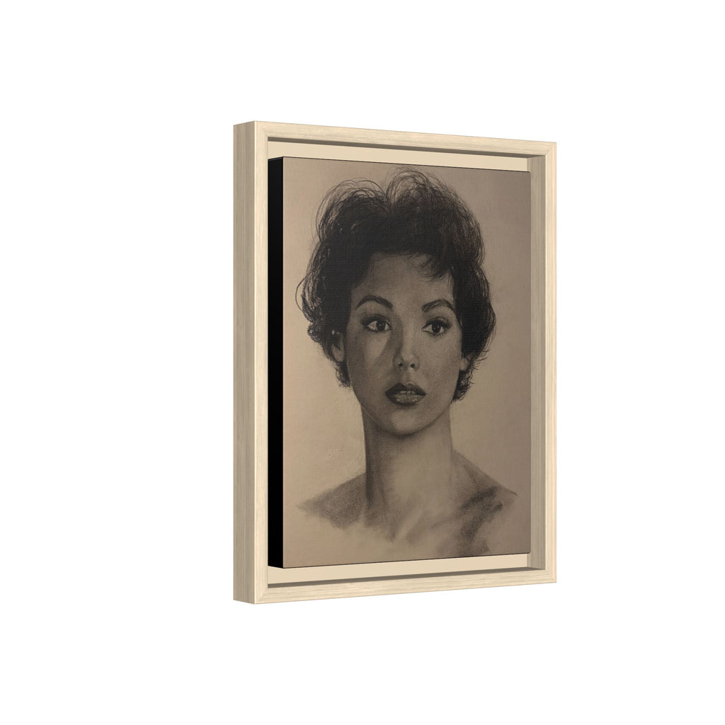 “Still Gaze” Matte Canvas, Framed (Multi-color) PRINT