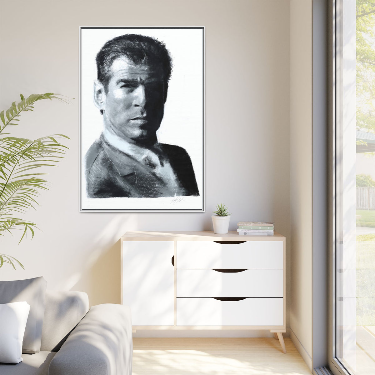 BOND Matte Canvas, Framed (Multi-color)