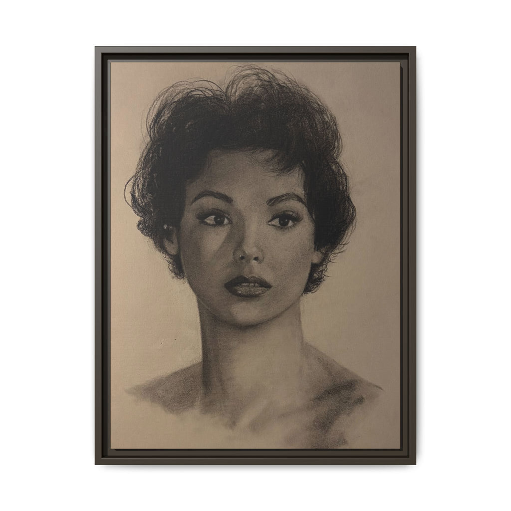 “Still Gaze” Matte Canvas, Framed (Multi-color) PRINT
