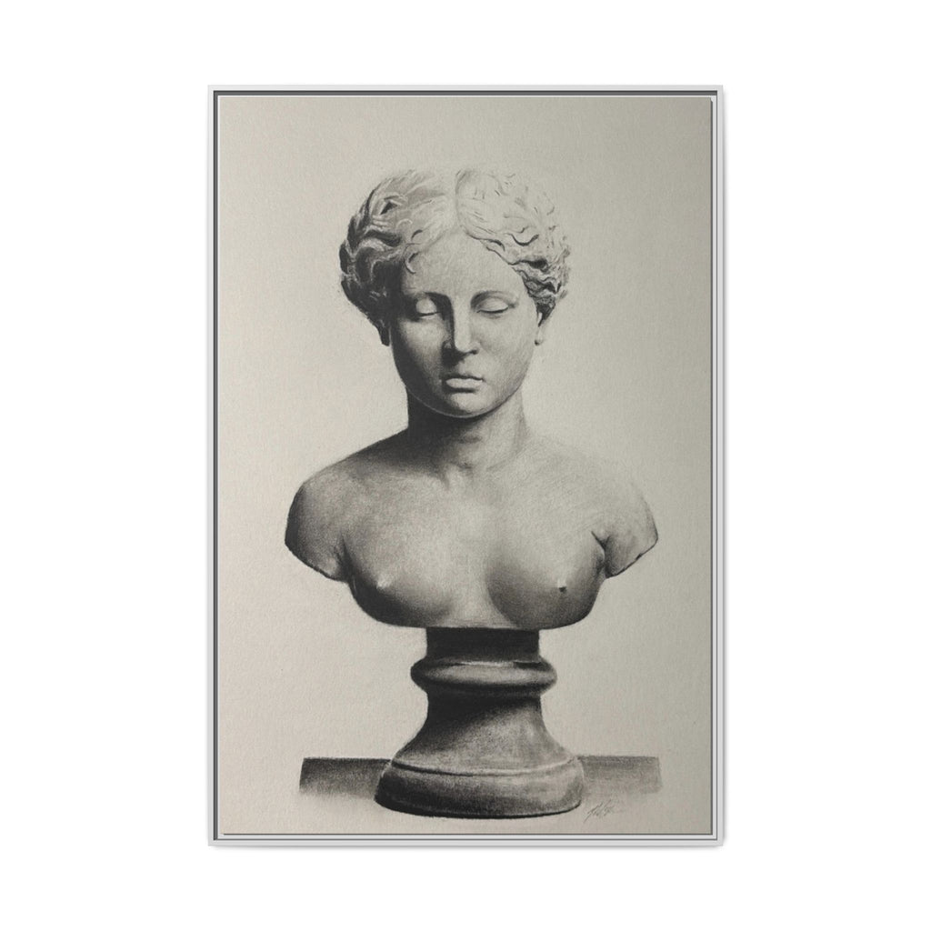 SCULPTURE Matte Canvas, Framed (Multi-color)