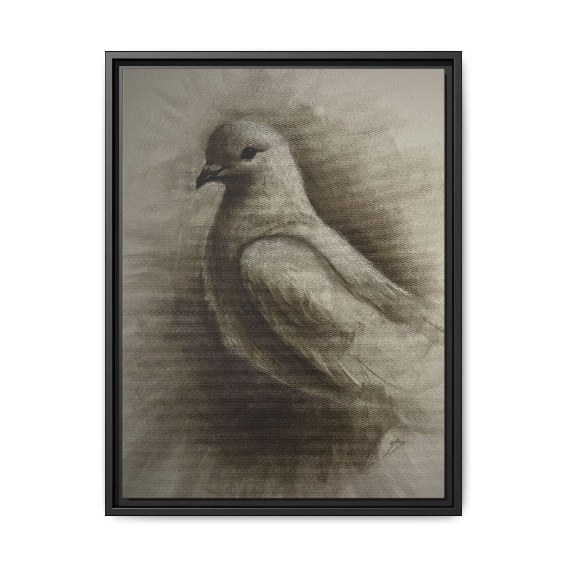 “Dove” Matte Canvas, Framed (Multi-color)