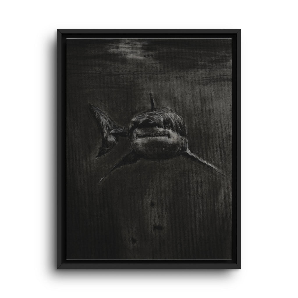 Dark Surrealist Framed Canvas Wall Art