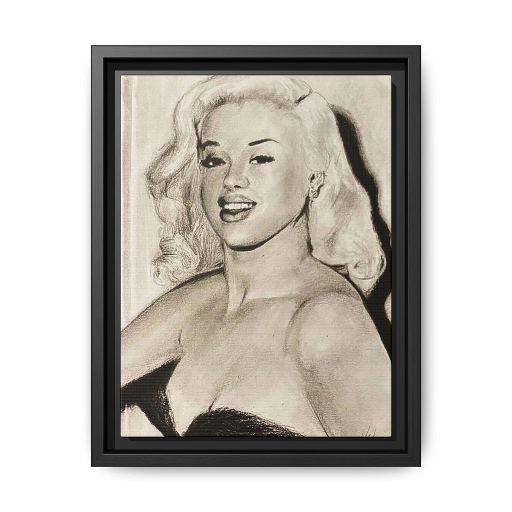 “Diana” Matte Canvas, Framed (Multi-color)