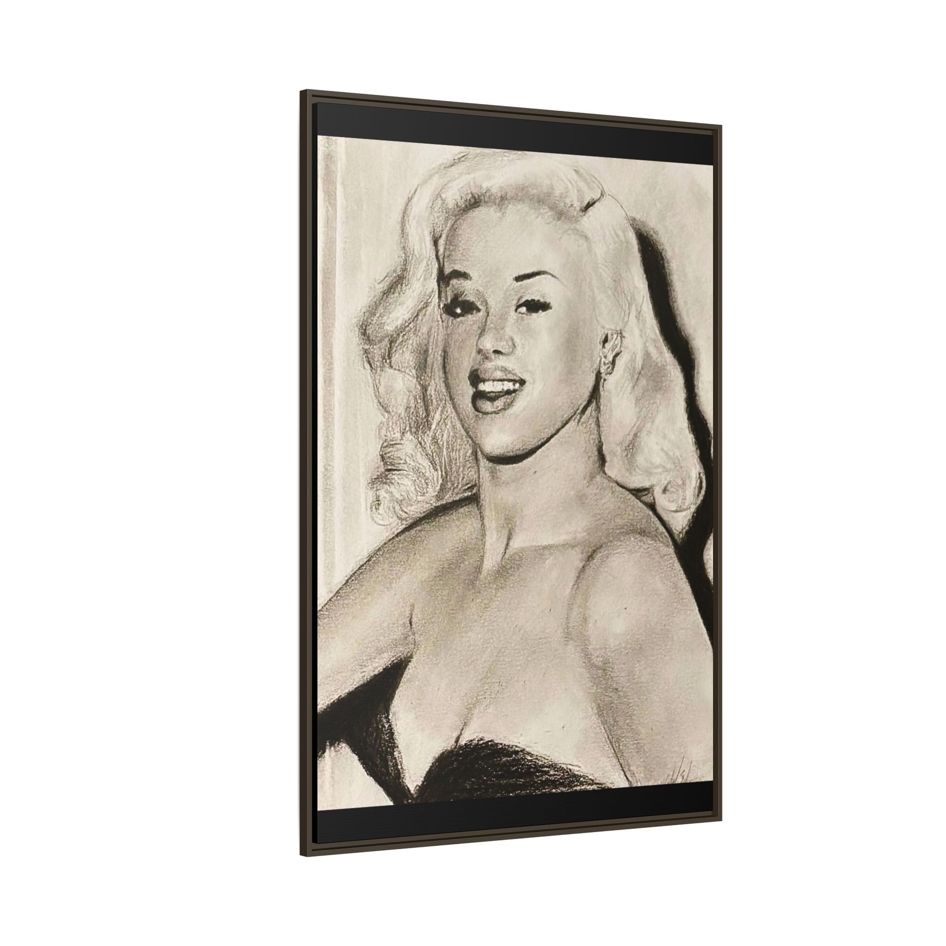 “Diana” Matte Canvas, Framed (Multi-color)