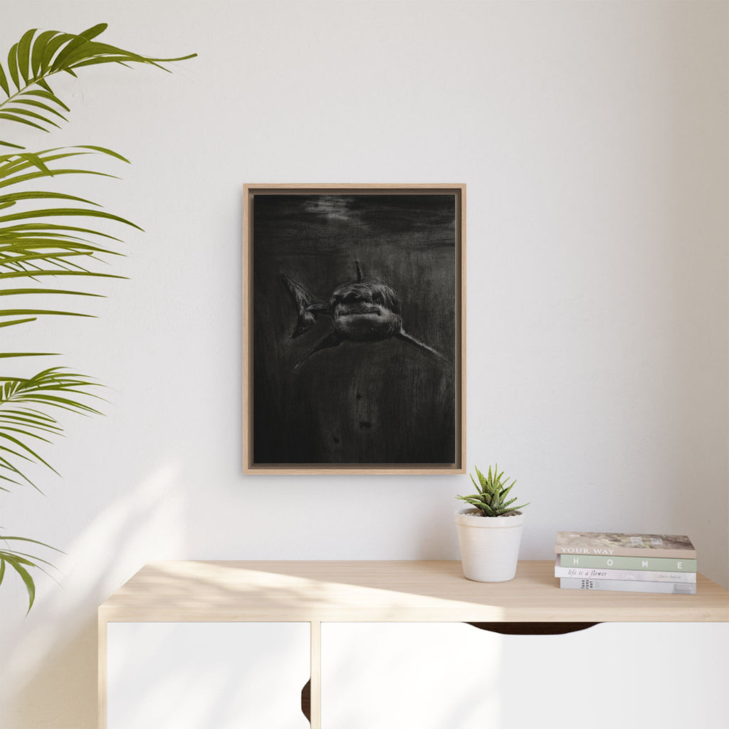 Dark Surrealist Framed Canvas Wall Art