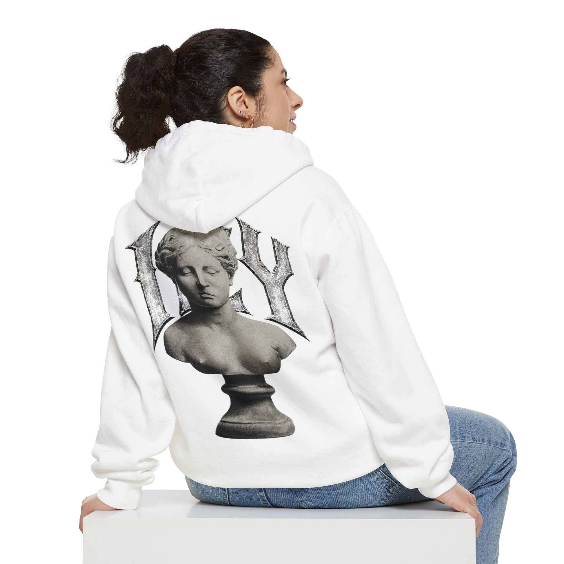 ICY Hoodie — Vintage Ice Text Pullover