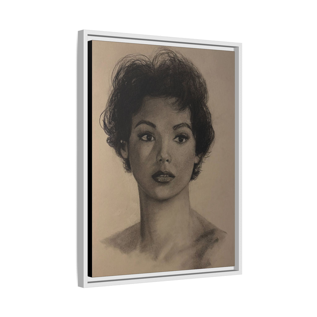 “Still Gaze” Matte Canvas, Framed (Multi-color) PRINT