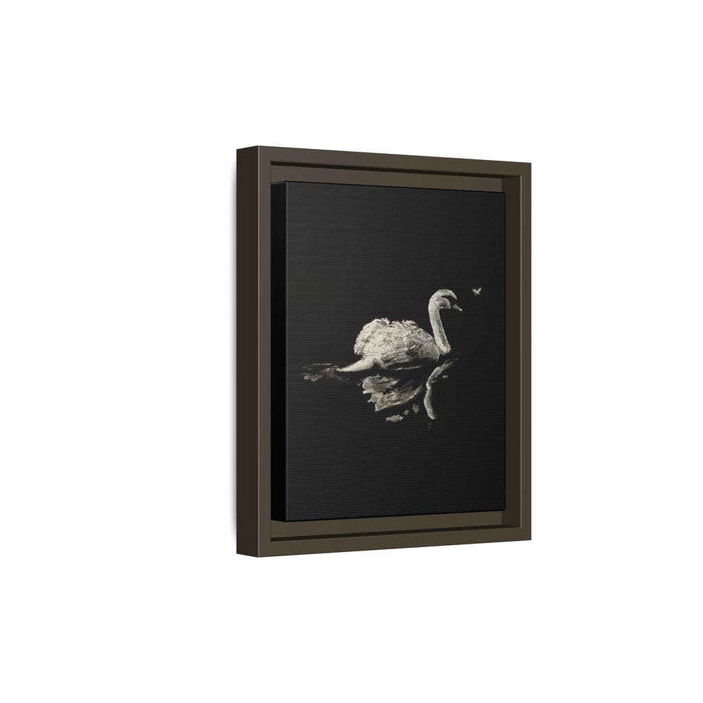 “Swan” Matte Canvas, Framed (Multi-color)