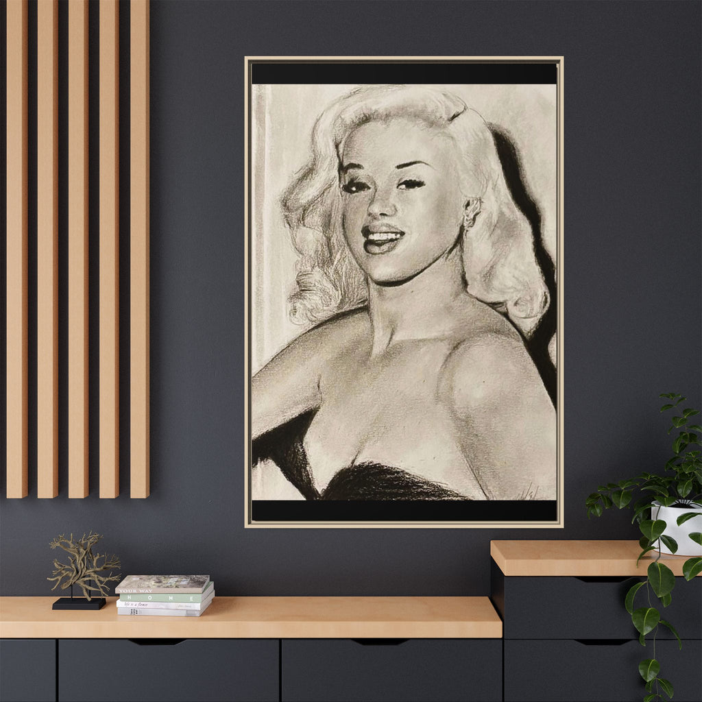 “Diana” Matte Canvas, Framed (Multi-color)