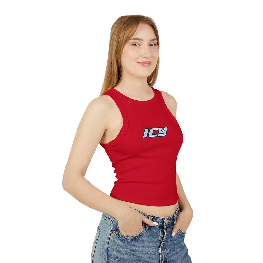 “Icy” Vol. 5 Women's Micro Rib Racer Tank Top