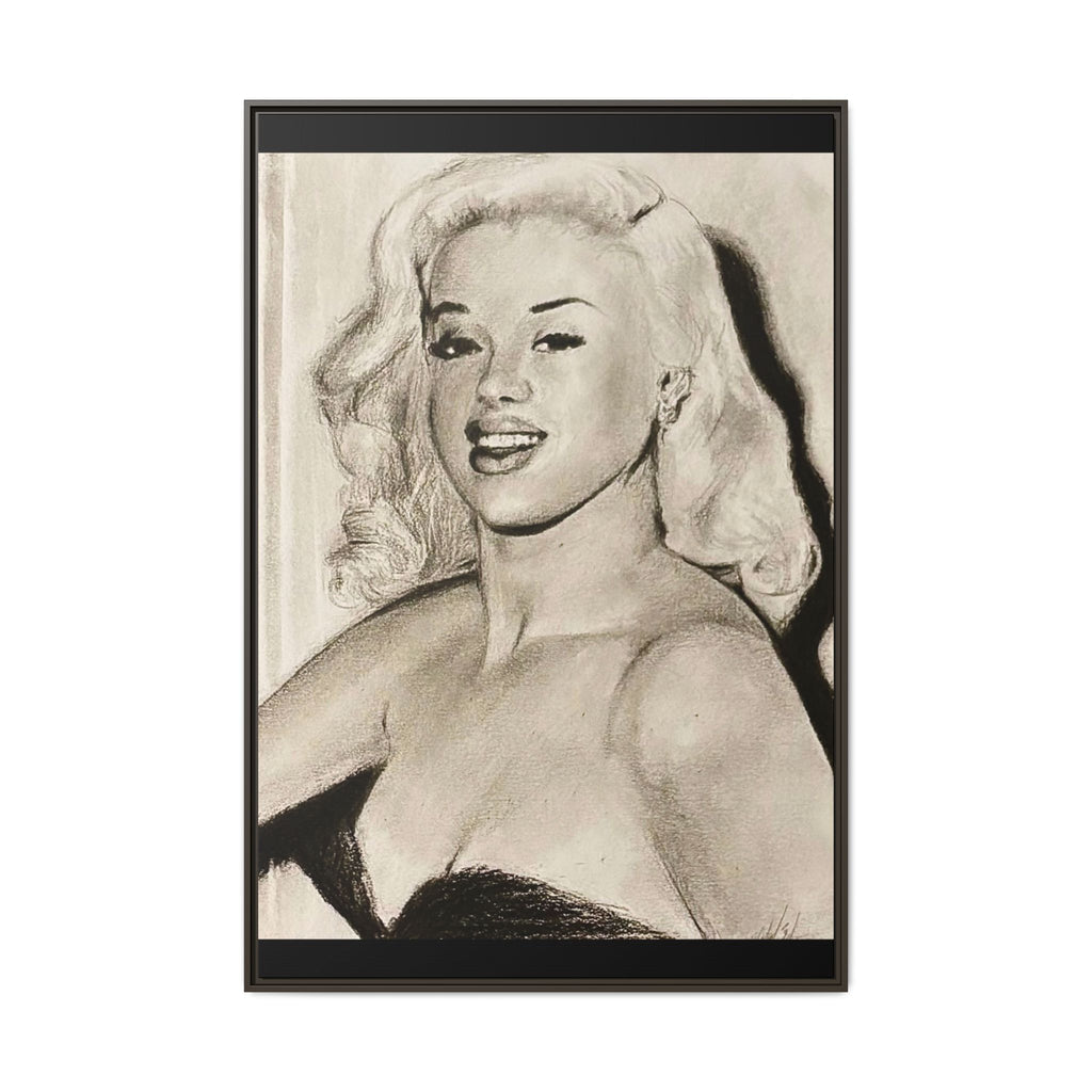 “Diana” Matte Canvas, Framed (Multi-color)