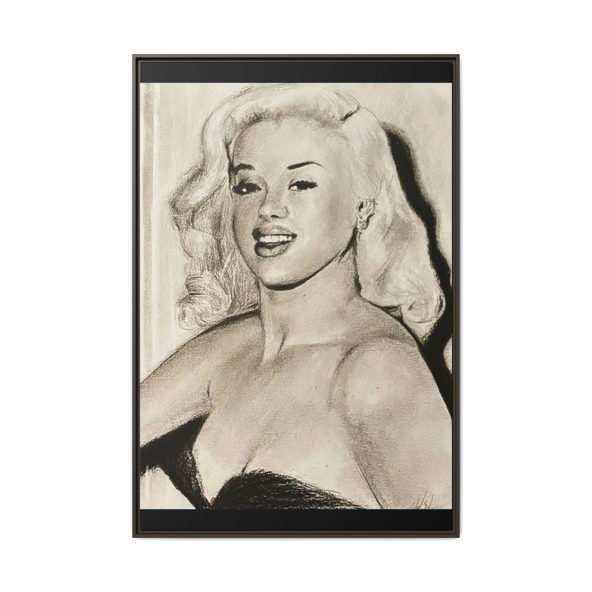 “Diana” Matte Canvas, Framed (Multi-color)