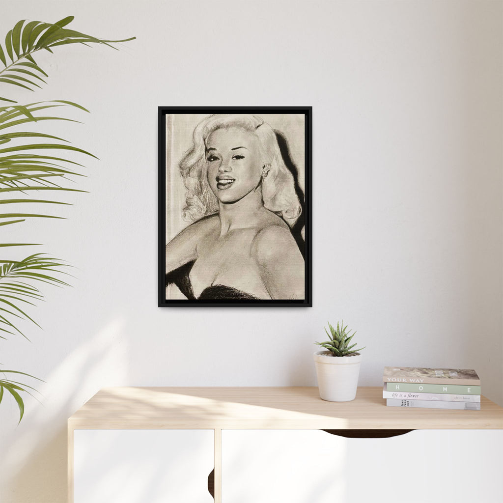 “Diana” Matte Canvas, Framed (Multi-color)