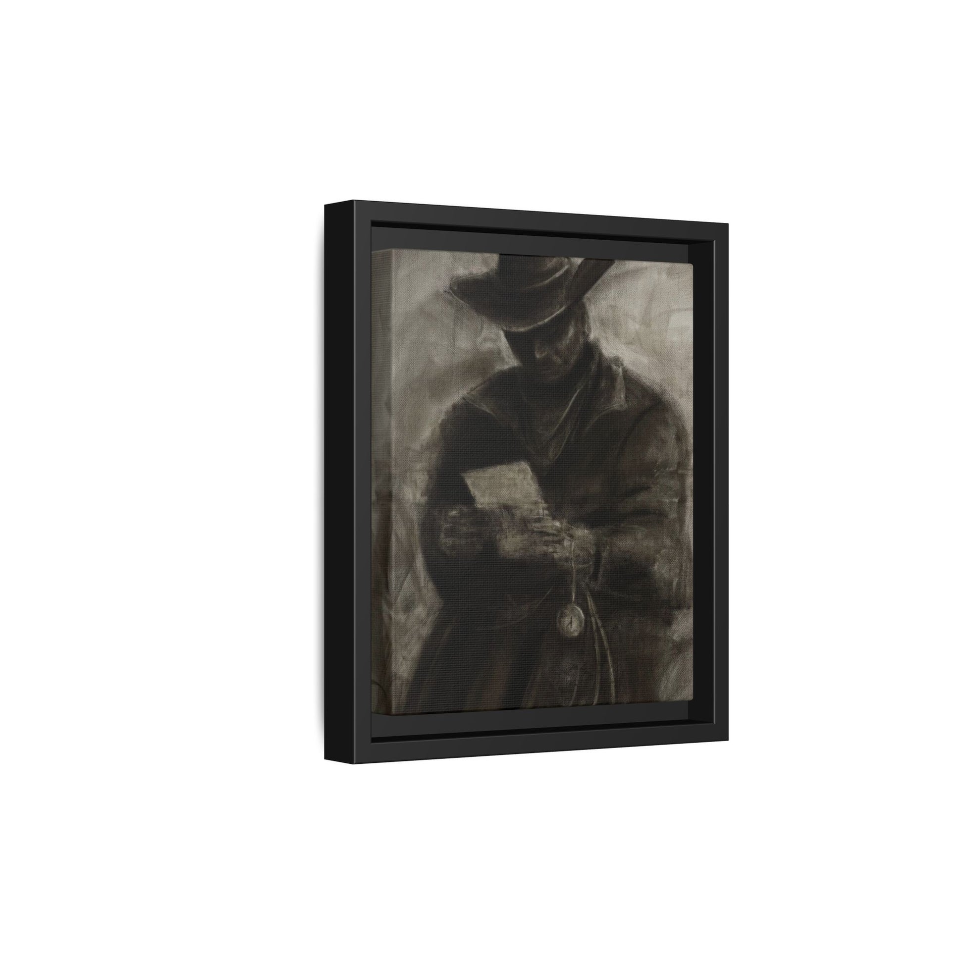 “Cowboy” Matte Canvas, Framed (Multi-color)