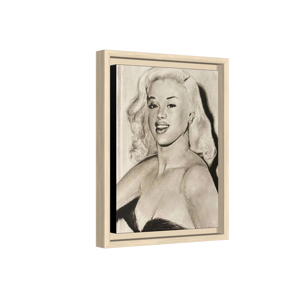 “Diana” Matte Canvas, Framed (Multi-color)