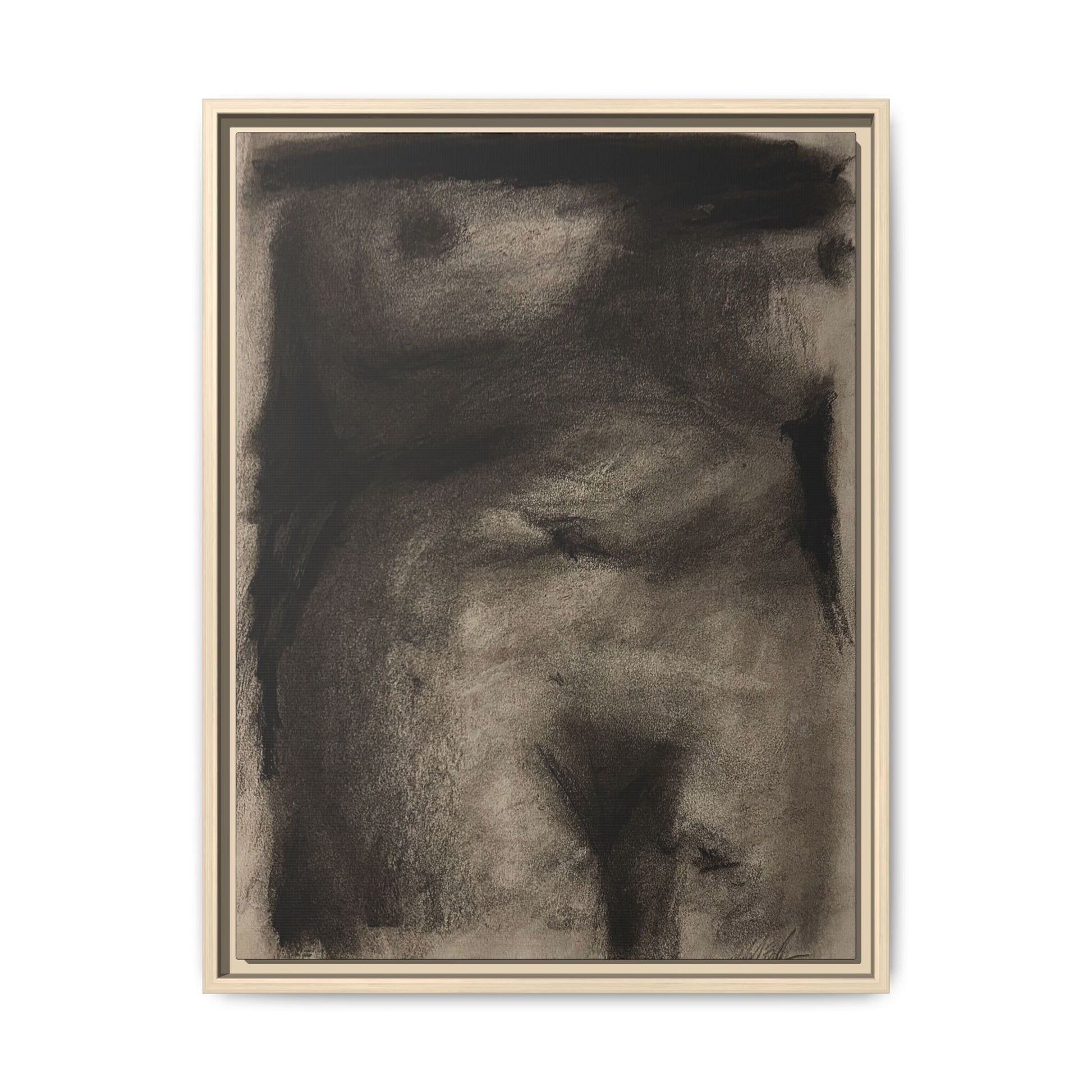 “The Price Of Intuition” Matte Canvas, Framed (Multi-color)