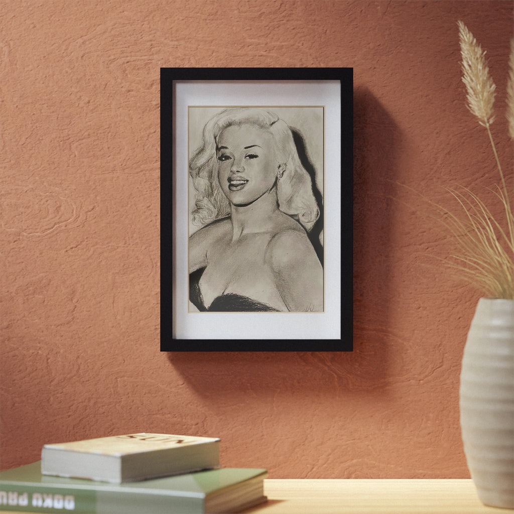 “Diana” Framed Posters, Black