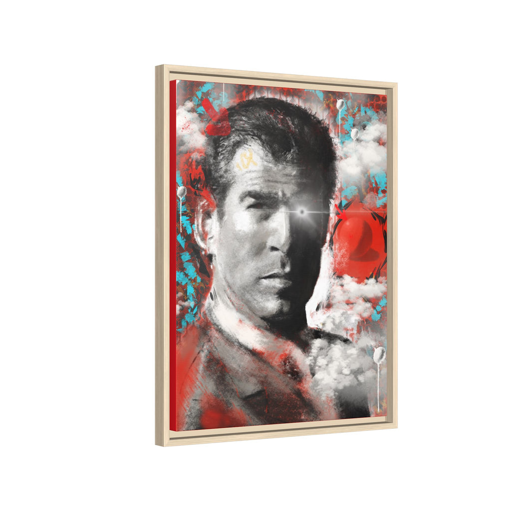 “James” Matte Canvas, Framed (Multi-color)