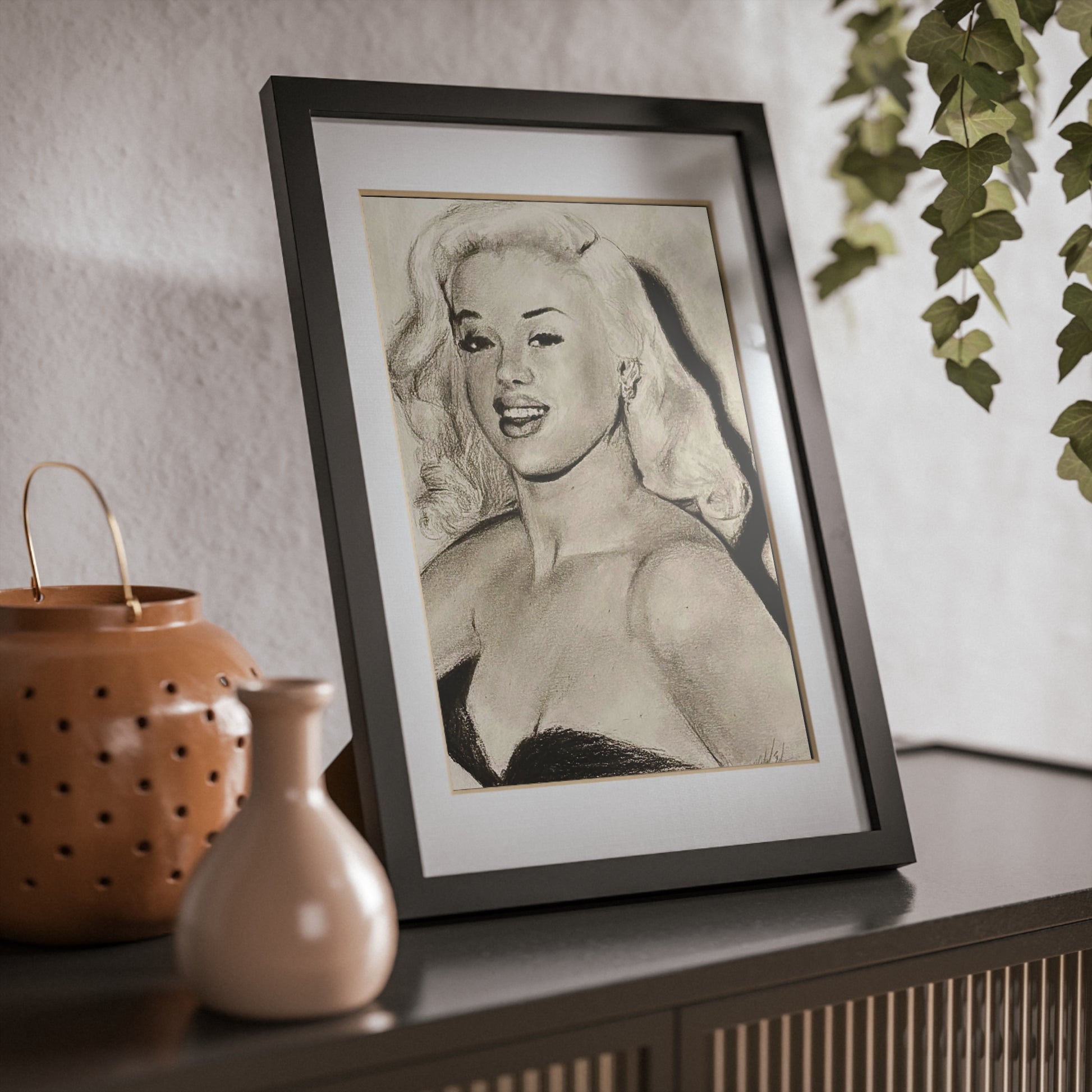 “Diana” Framed Posters, Black