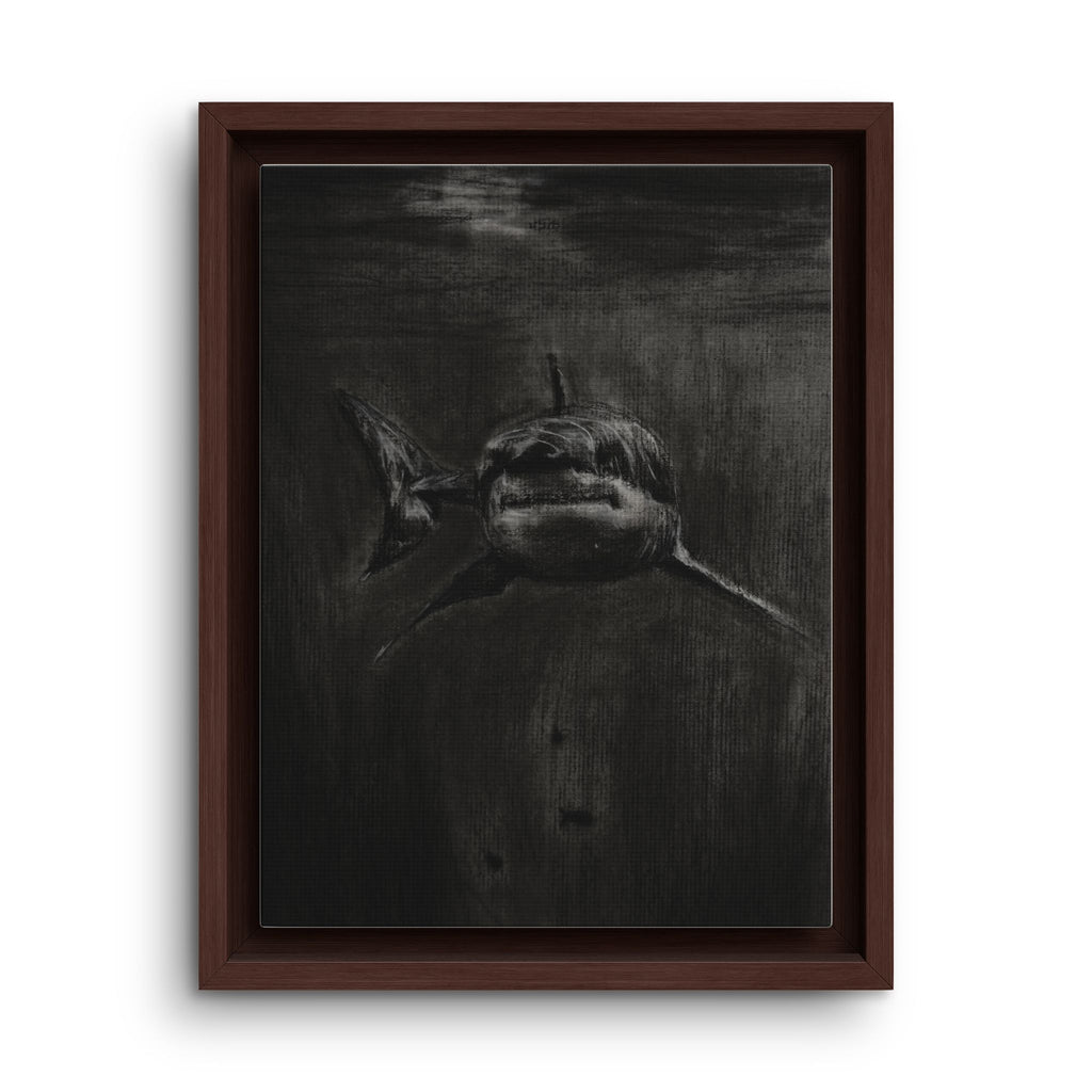 Dark Surrealist Framed Canvas Wall Art