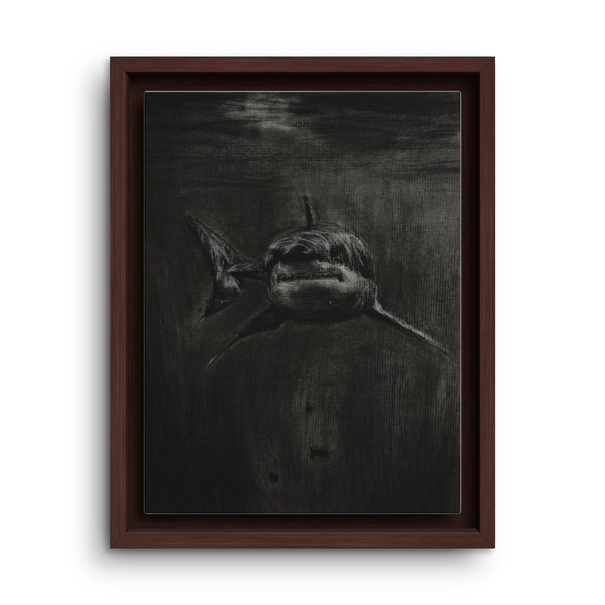 Dark Surrealist Framed Canvas Wall Art