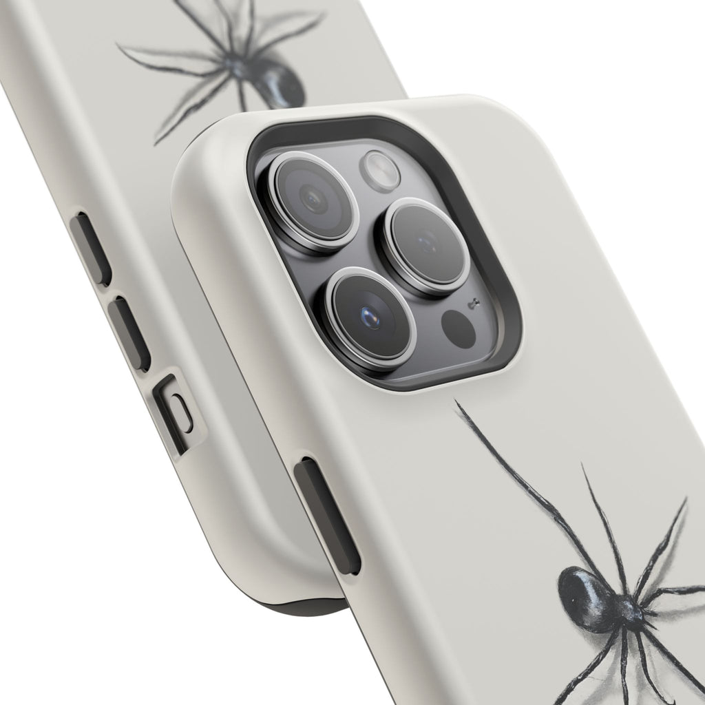 "ICY" Spider Sketch Magnetic Impact-Resistant Phone Case