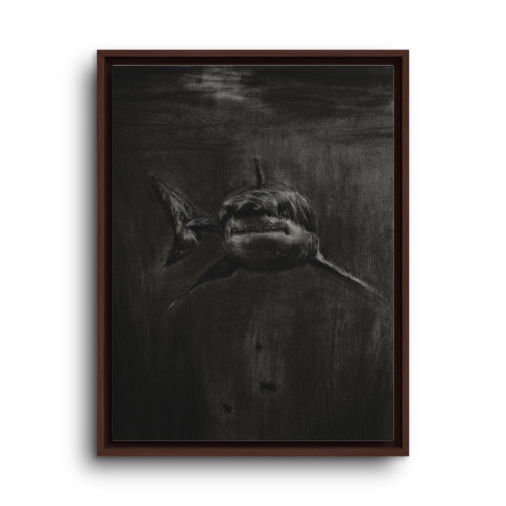 Dark Surrealist Framed Canvas Wall Art