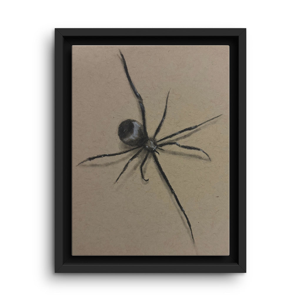 Framed Canvas Spider Wall Art