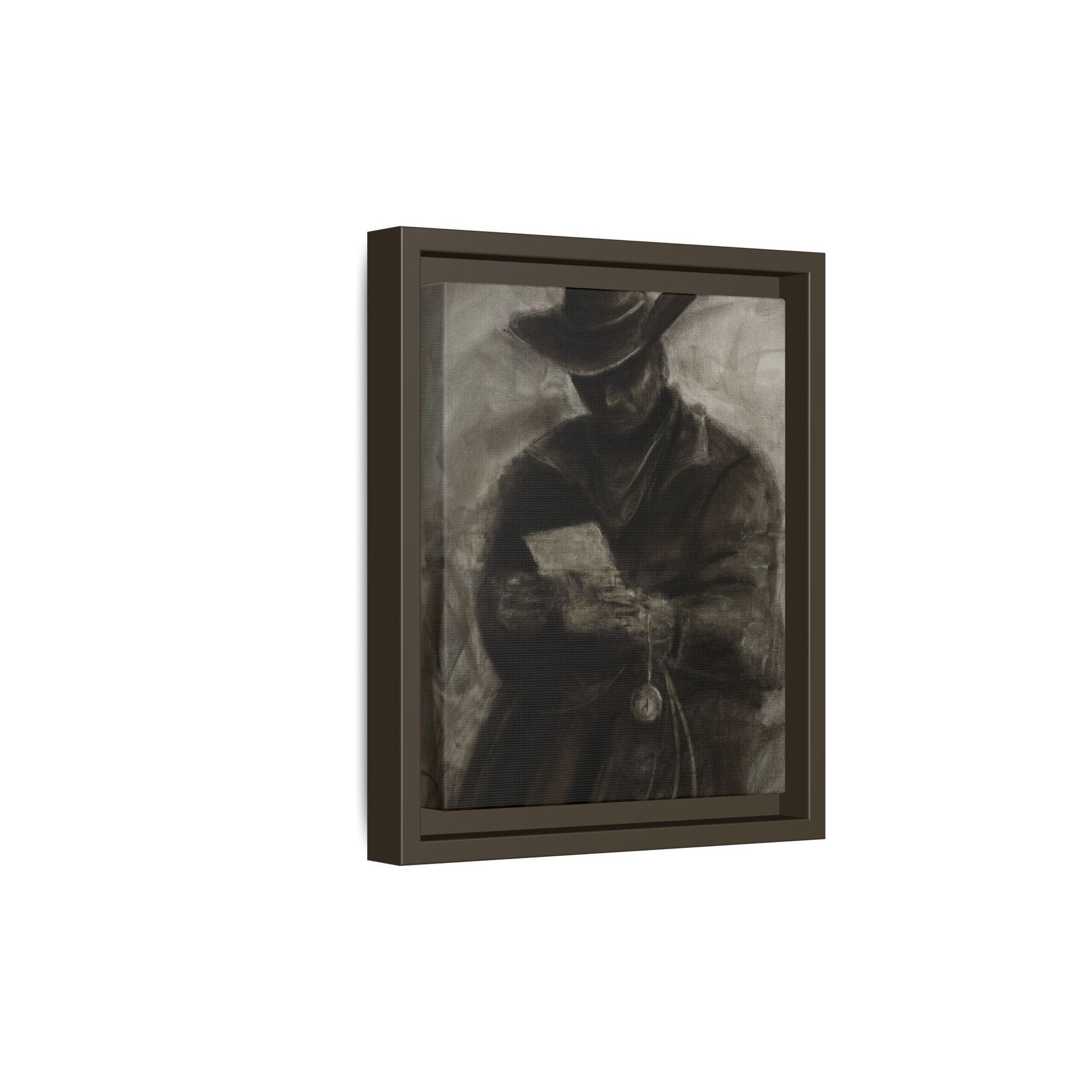 “Cowboy” Matte Canvas, Framed (Multi-color)