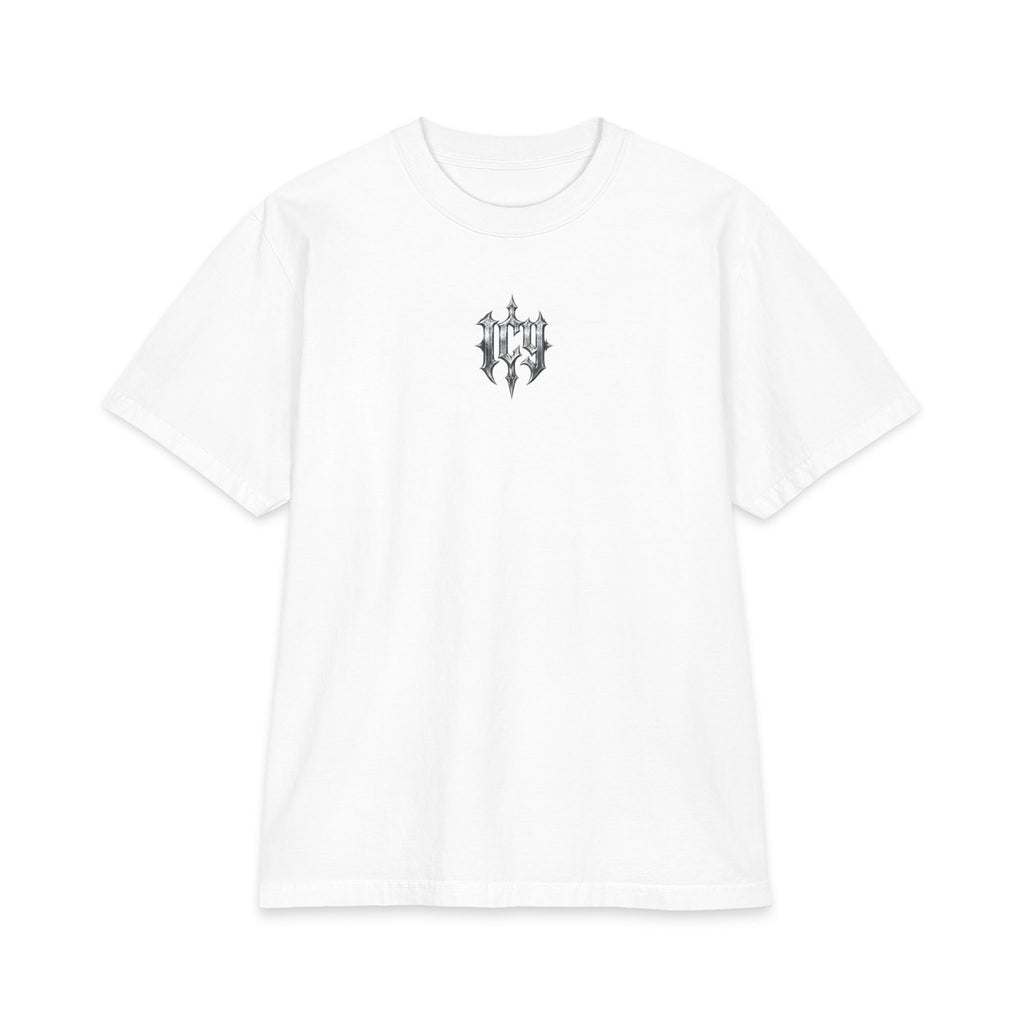 Metallic Spike Logo Short Sleeve Graphic T-Shirt