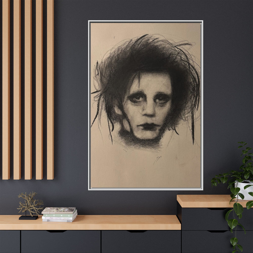 “Edward” Matte Canvas, Framed (Multi-color)