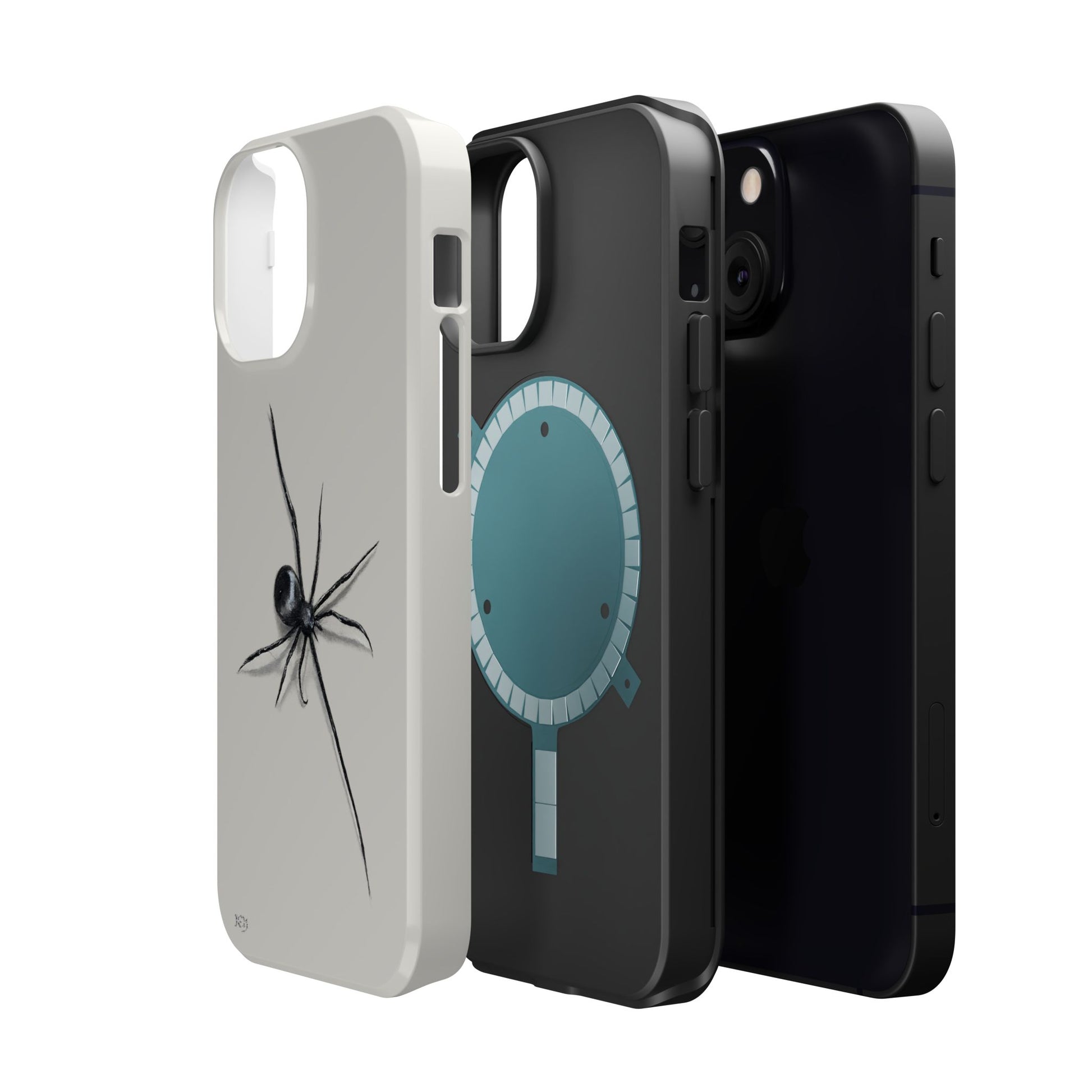 "ICY" Spider Sketch Magnetic Impact-Resistant Phone Case