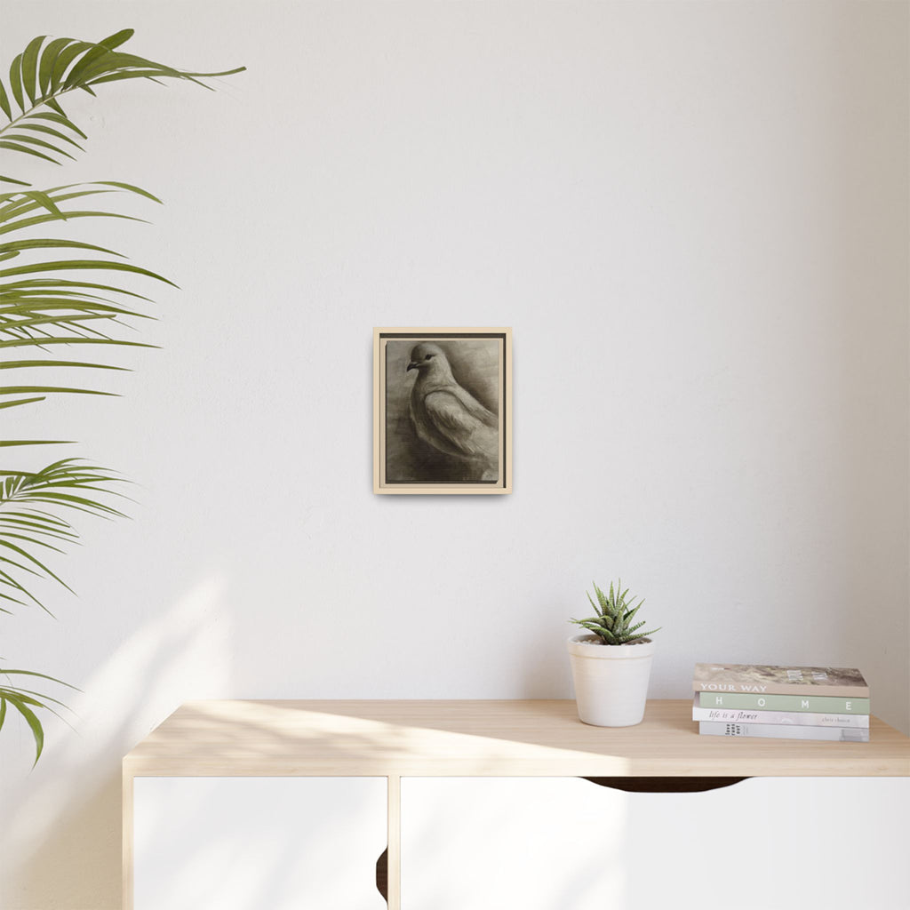 “Dove” Matte Canvas, Framed (Multi-color)