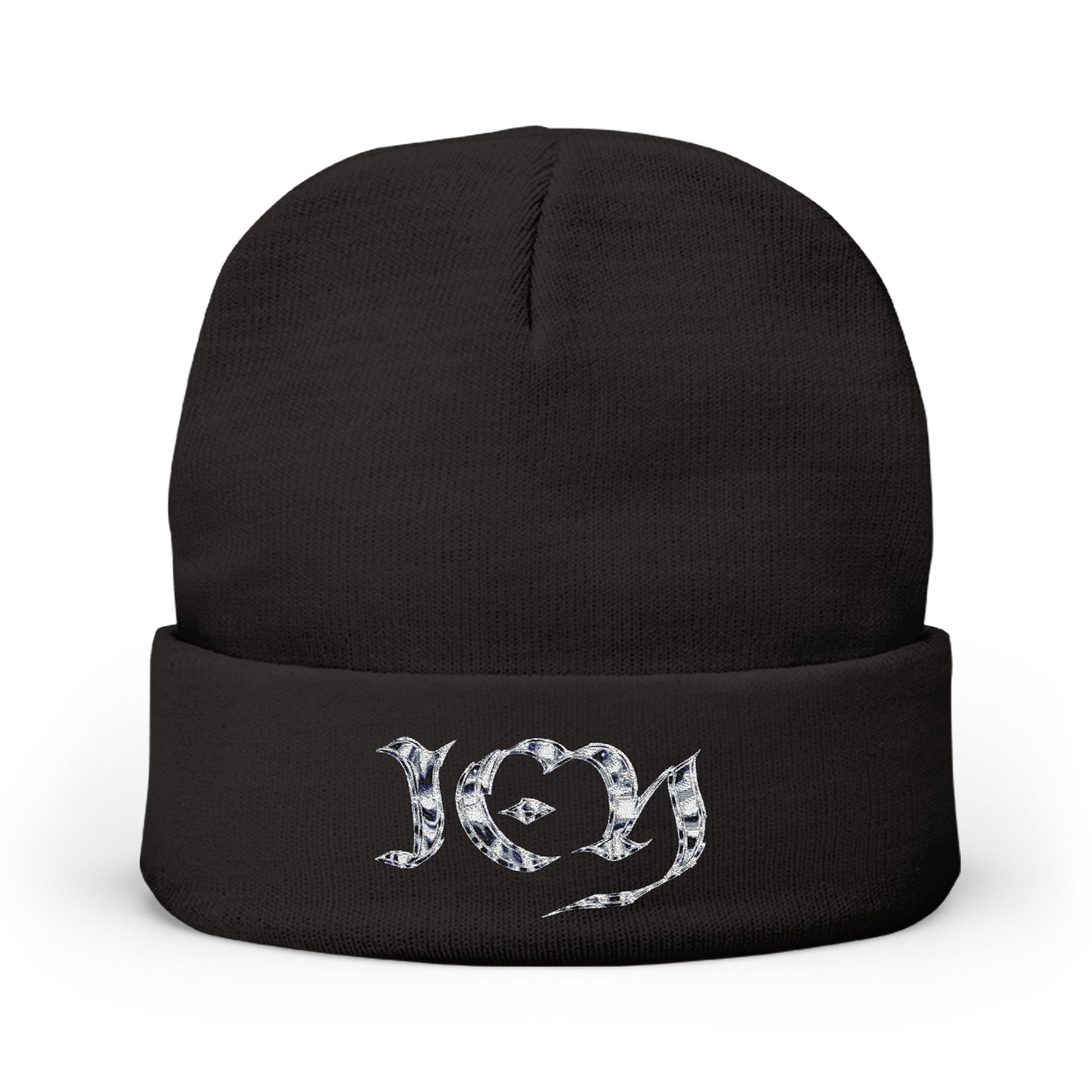 “ICY” Knit Beanie (Embroidery)