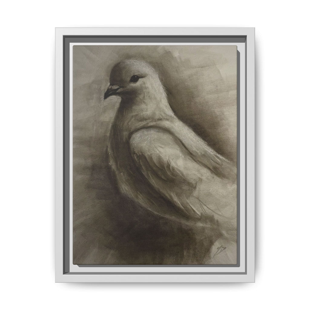“Dove” Matte Canvas, Framed (Multi-color)