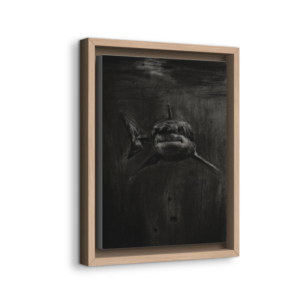 Dark Surrealist Framed Canvas Wall Art