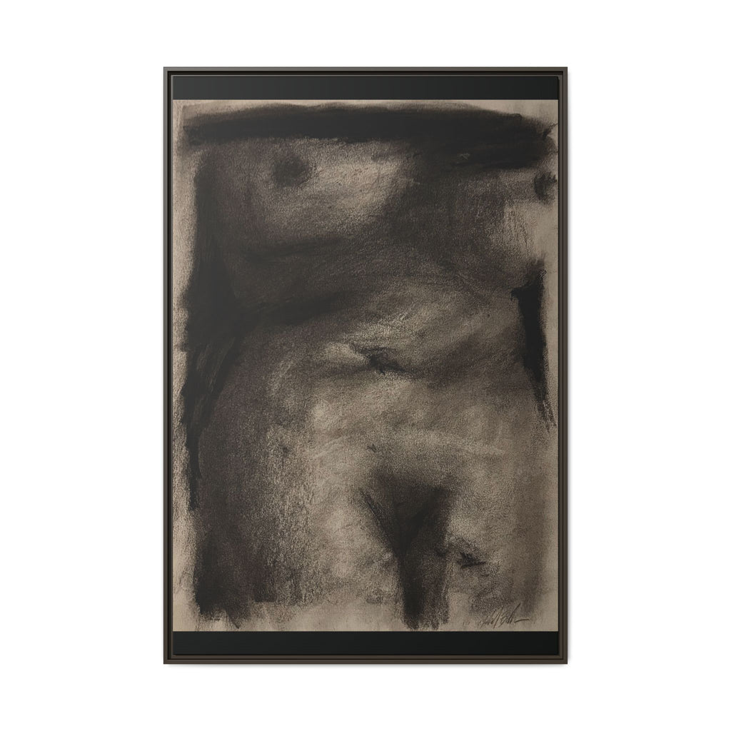 “The Price Of Intuition” Matte Canvas, Framed (Multi-color)
