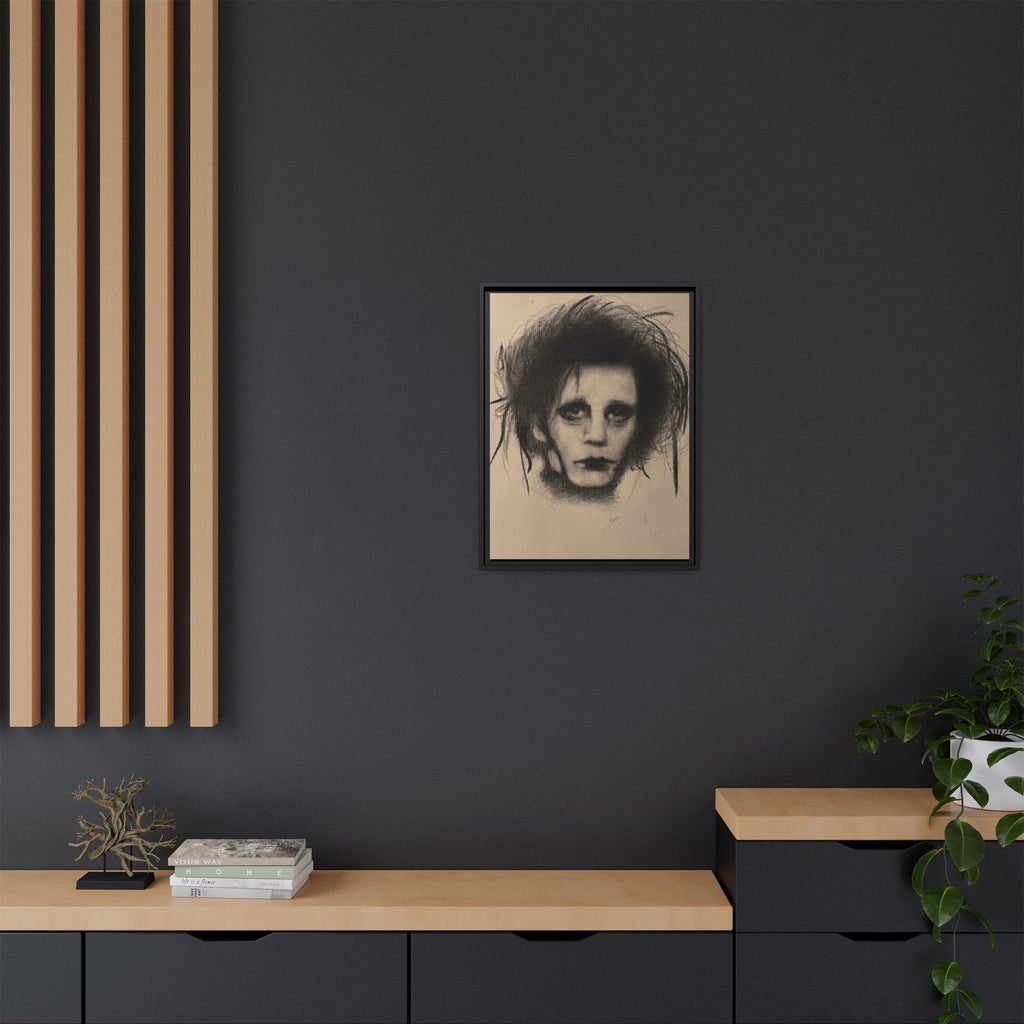 “Edward” Matte Canvas, Framed (Multi-color)
