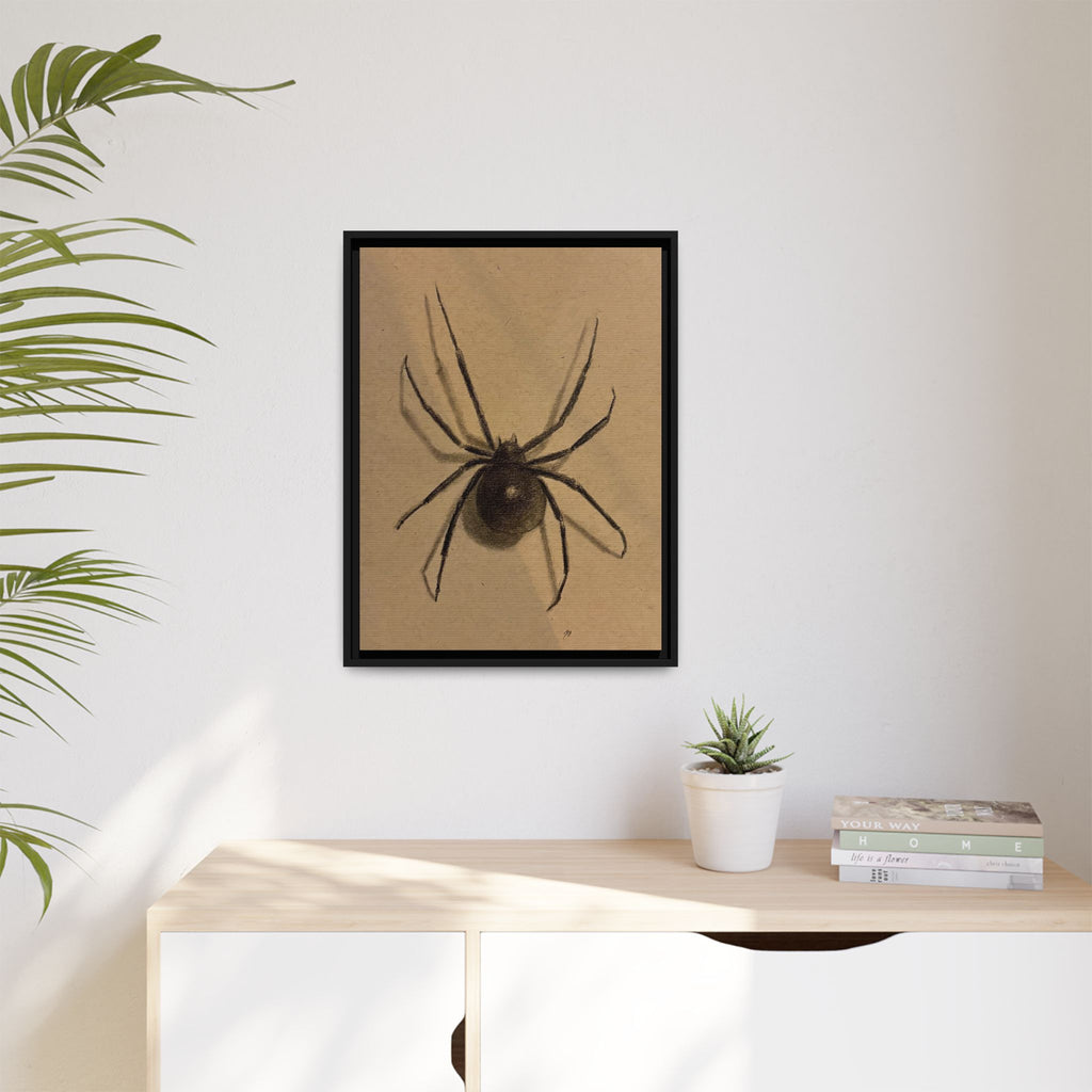 “Spider” Matte Canvas, Framed (Multi-color) Print