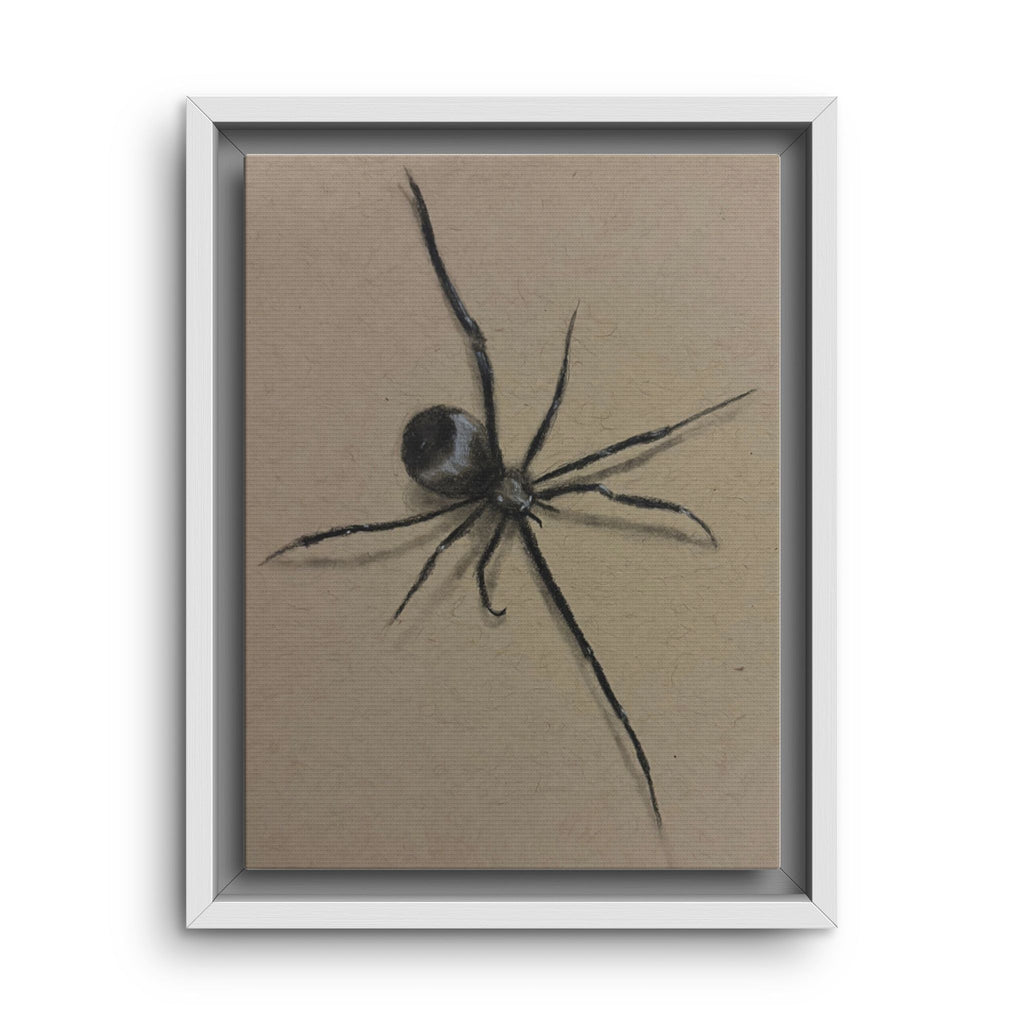 Framed Canvas Spider Wall Art